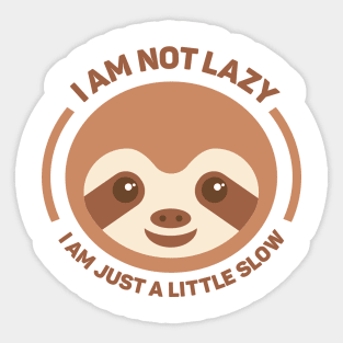 Sloth Funny Sticker